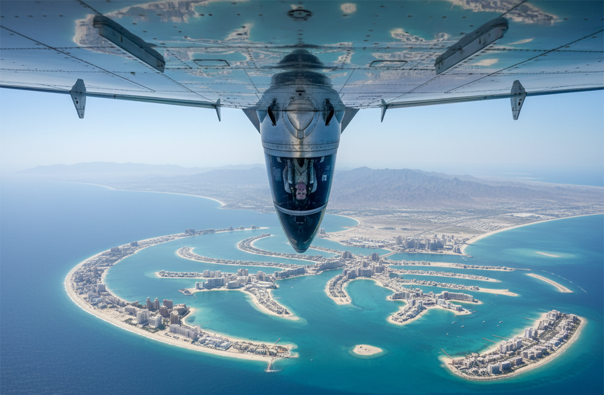 Aerobatic plane performing loops in RAK sky.jpg