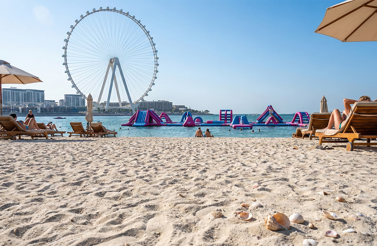 Aquafun Dubai Water Park Beach View.jpg