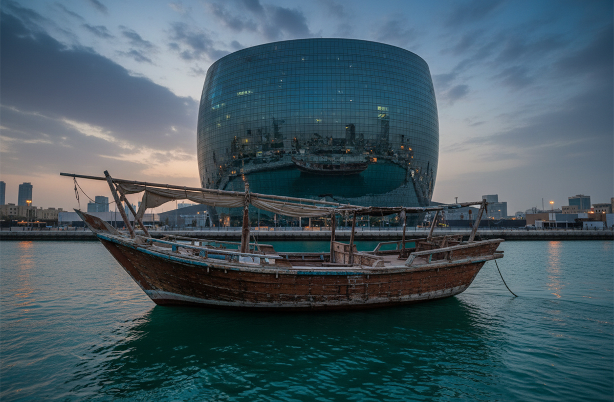 Dubai Creek Reflection on Water.jpg