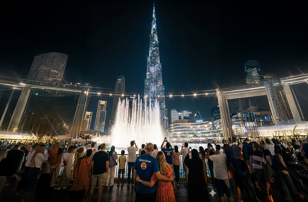 Dubai Fountain Burj Khalifa View.jpg