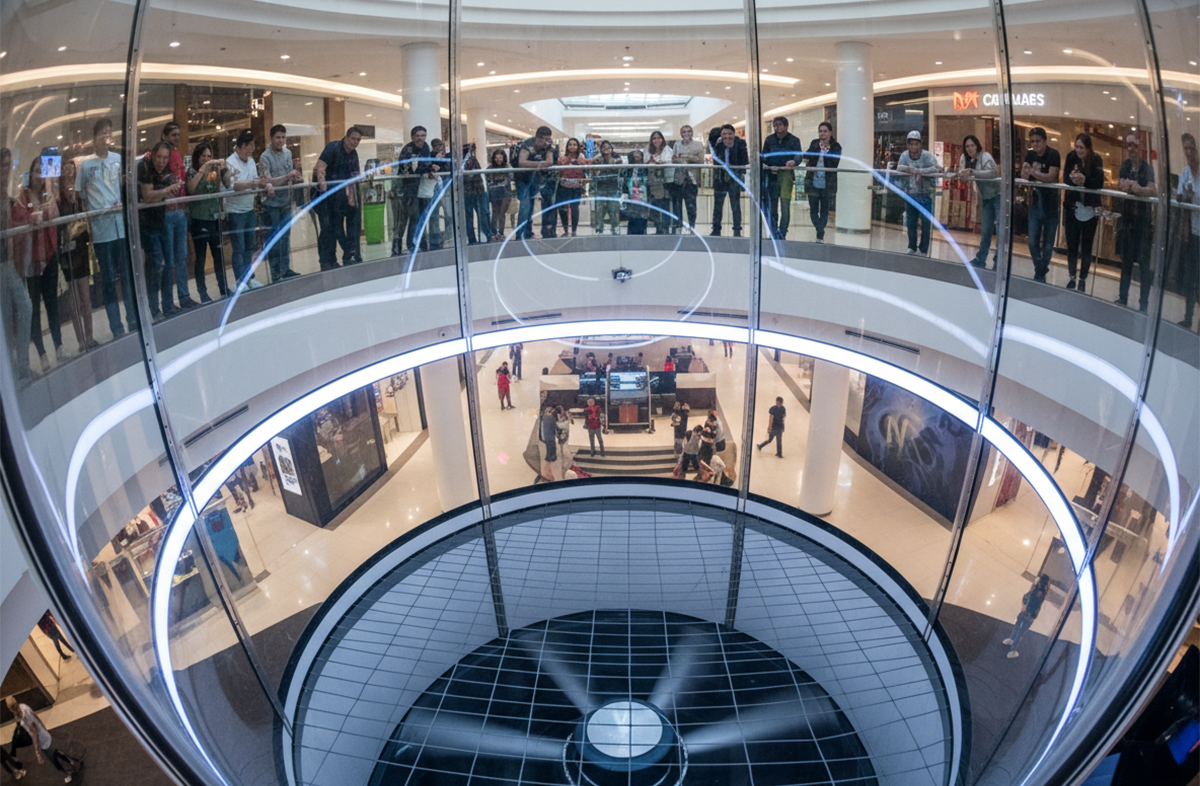 Indoor wind tunnel skydiving at iFLY Dubai.jpg