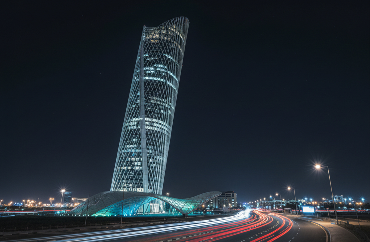 Leaning Tower of Abu Dhabi Side View.jpg