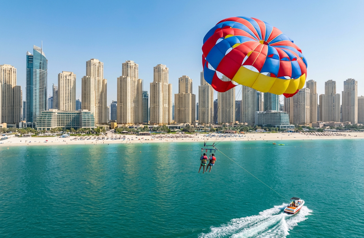 Parasailing in Dubai Skyline View.jpg