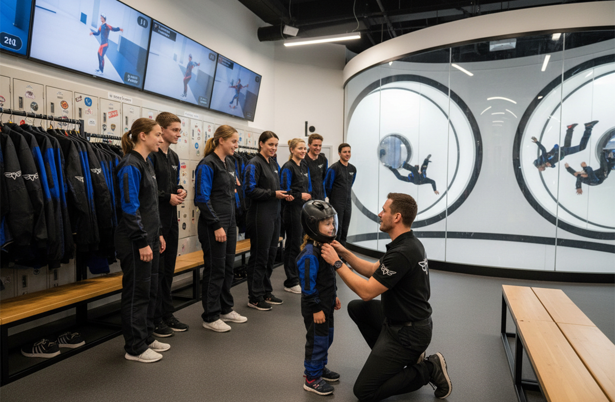 Safety gear for indoor skydiving at iFLY Dubai.jpg
