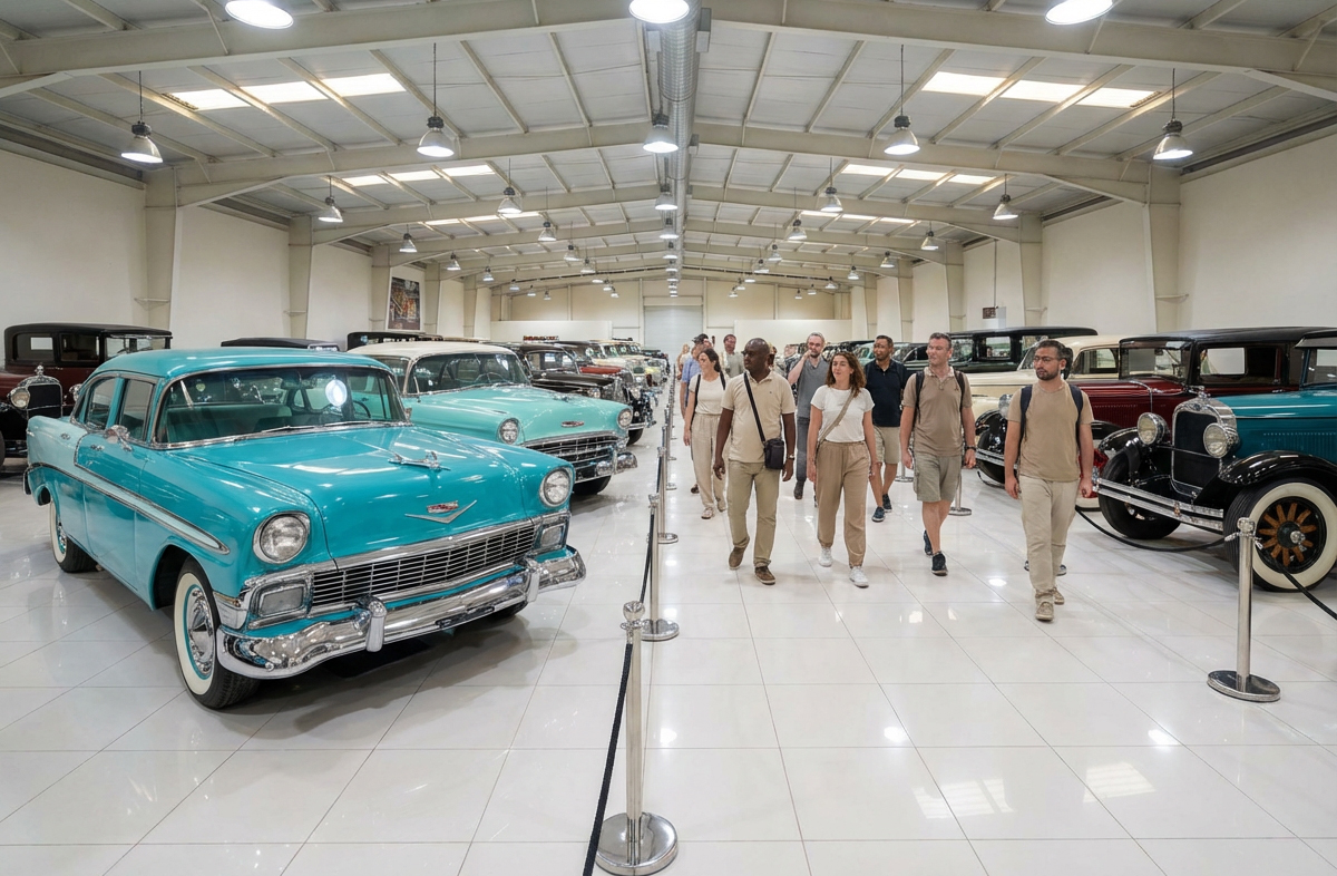 Sharjah Classic Car Museum Museum Hall View.jpg