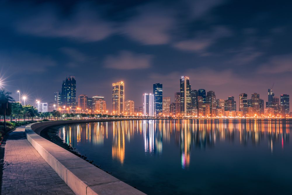 Sharjah Downtown Night Lights.jpg