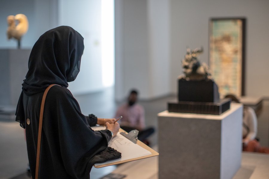 Drawing At The Museum