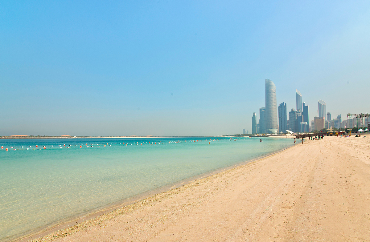 Corniche Beach In Abu Dhabi