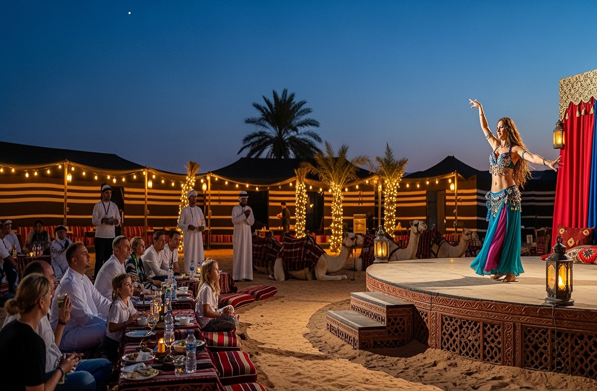 Evening Desert Safari Dubai Belly Dance Live Show
