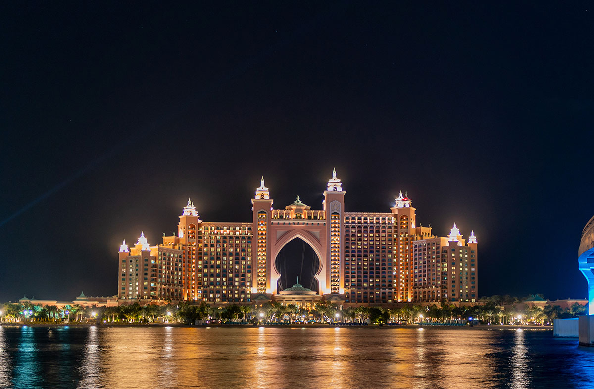 Atlantis Hotel Night View