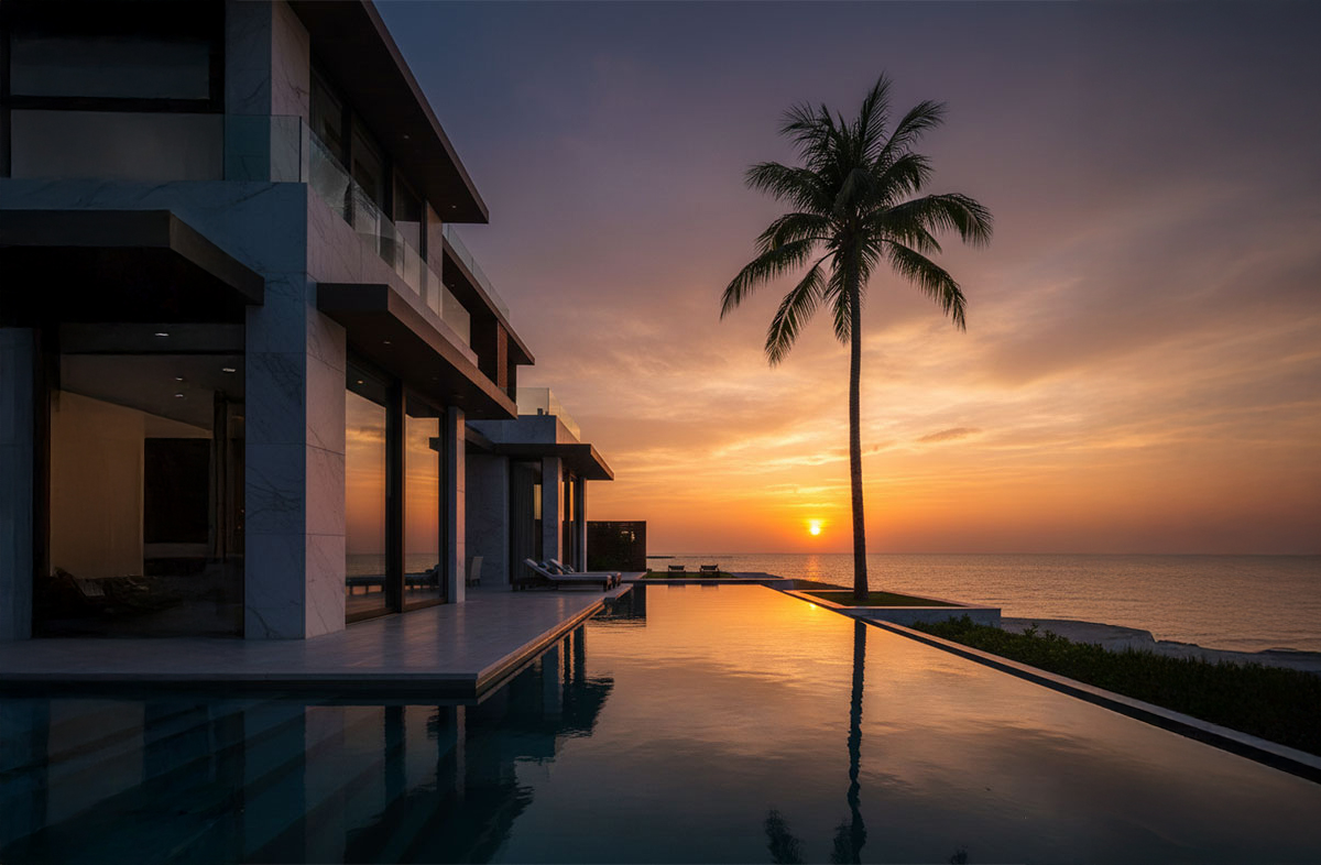 Al Nakheel Park Sunset View