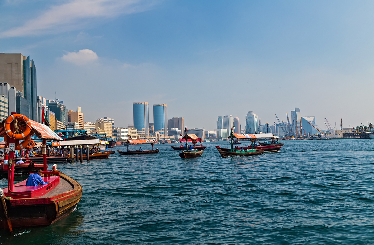 Dubai Creek boat ride