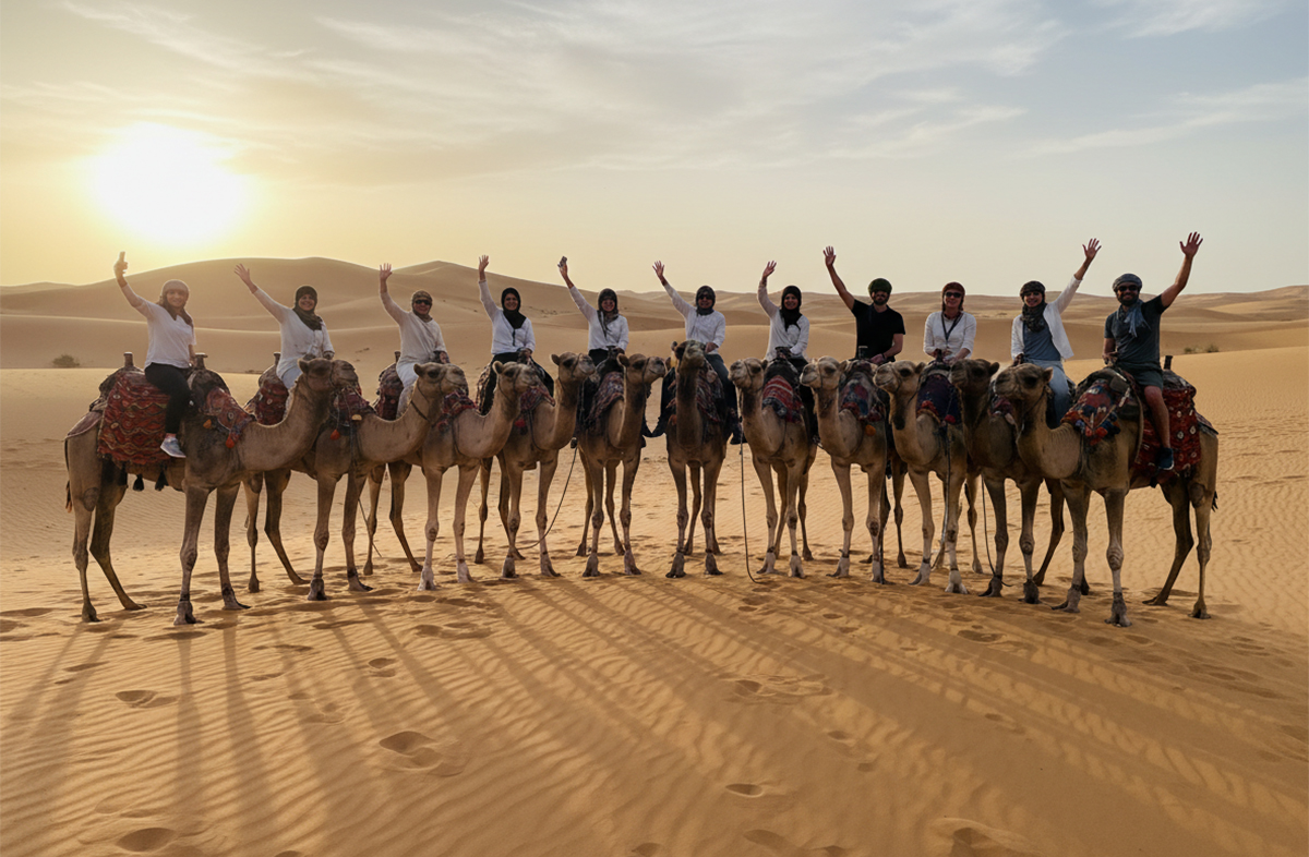 Camel Ride Tourist Experience