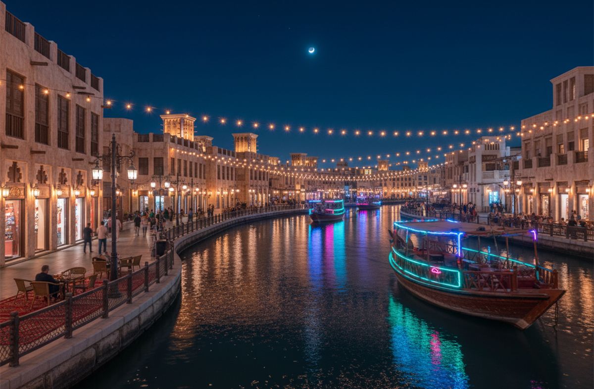 Dubai Creek Traditional Boats